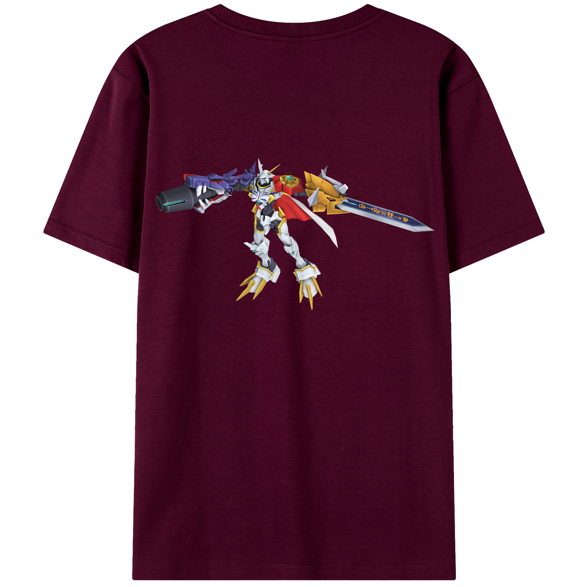 （画像用） Digimon デジタルモンスター/デジモン レディース半袖Tシャツ(バックプリント)